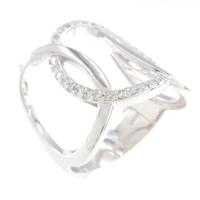 K18WG ダイヤモンドリング