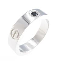 カルティエ ラブリング 1Pブラックサファイヤ