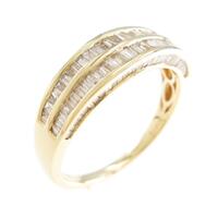 K18YG ダイヤモンドリング