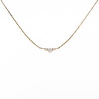 K18YG ダイヤモンドネックレス