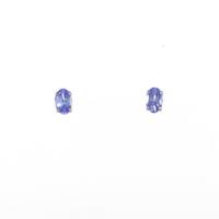 PT タンザナイトピアス