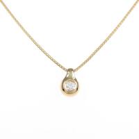 K18YG ダイヤモンドネックレス