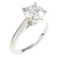 カルティエ MKコーフィル リング 0．90ct・H・VVS2