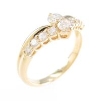 K18YG ダイヤモンドリング