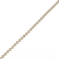 K18YG ダイヤモンドブレスレット