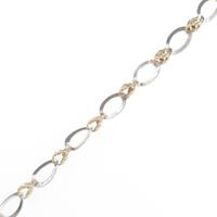 K18YG／PT チェーンブレスレット