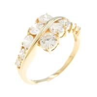 K18YG ダイヤモンドリング