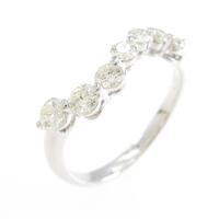 K18WG ダイヤモンドリング