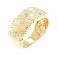 K18YG ダイヤモンドリング