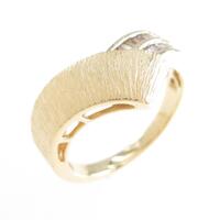 K18YG ダイヤモンドリング