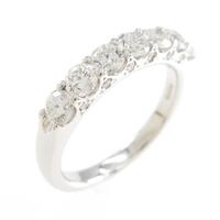 PT ハーフエタニティ ダイヤモンドリング