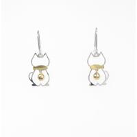 K18YG／K18WG キャット ピアス