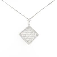 PT／K18WG ダイヤモンドネックレス