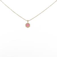 K18YG トルマリンネックレス