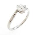 【リメイク】プラチナダイヤモンドリング 0．531ct・D・SI1・3EXT H＆C