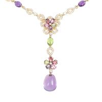 ブルガリ カラーストーンネックレス