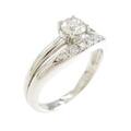 プラチナダイヤモンドリング 0．302ct・G・SI2・GOOD