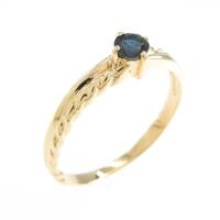 K18YG サファイヤリング