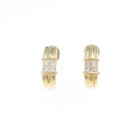 K18YG ダイヤモンドピアス