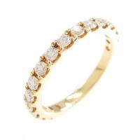 K18YG フルエタニティ ダイヤモンドリング