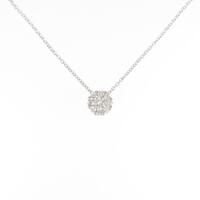 【リメイク】K18WG ダイヤモンドネックレス