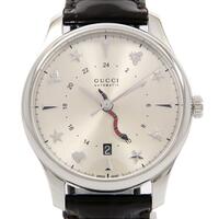 グッチ 126．3／YA126332 Gタイムレス GMT 自動巻
