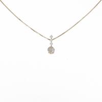 K18YG ダイヤモンドネックレス