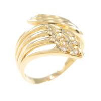 K18YG ダイヤモンドリング