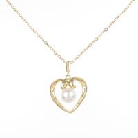 ミキモト ハート アコヤパールネックレス