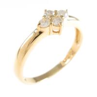 K18YG ダイヤモンドリング