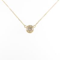 K18YG ダイヤモンドネックレス