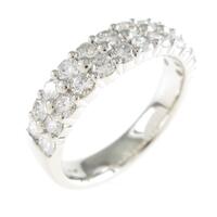 PT ハーフエタニティ ダイヤモンドリング