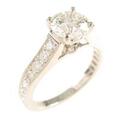 カルティエ MKコーフィル パヴェ リング 0．80ct・H・VVS2・VERYGOOD
