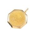 K18YG（枠）コイン ペンダント