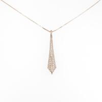 K18PG ダイヤモンドネックレス