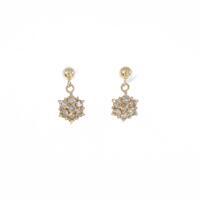 K18YG ダイヤモンドピアス