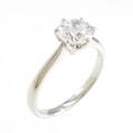 プラチナダイヤモンドリング 1．010ct・E・VVS2・GOOD