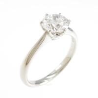 プラチナダイヤモンドリング 1．010ct・E・VVS2・GOOD