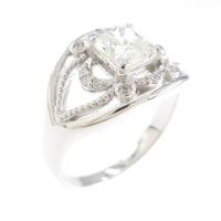 K18WG ダイヤモンドリング