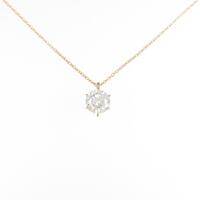 【リメイク】K18YG ダイヤモンドネックレス 1．019ct・I・SI1・EXT H＆C