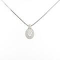 プラチナダイヤモンドネックレス 0．31ct・D・VS2・オーバルカット