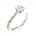 プラチナダイヤモンドリング 0．29ct・D・FL・3EXT