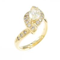 K18YG ダイヤモンドリング