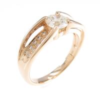 K18PG ダイヤモンドリング