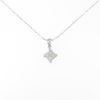 K18WG ダイヤモンドネックレス