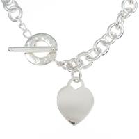 ティファニー ハートタグチャーム トグル ネックレス