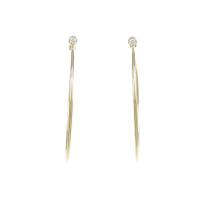 ティファニー ダイヤモンド フープ ピアス