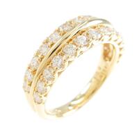 K18YG ダイヤモンドリング