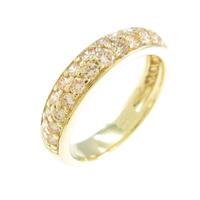 K18YG ダイヤモンドリング