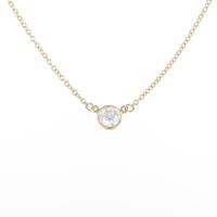 ティファニー バイザヤード ネックレス 0．24ct・H・VVS1・EXT